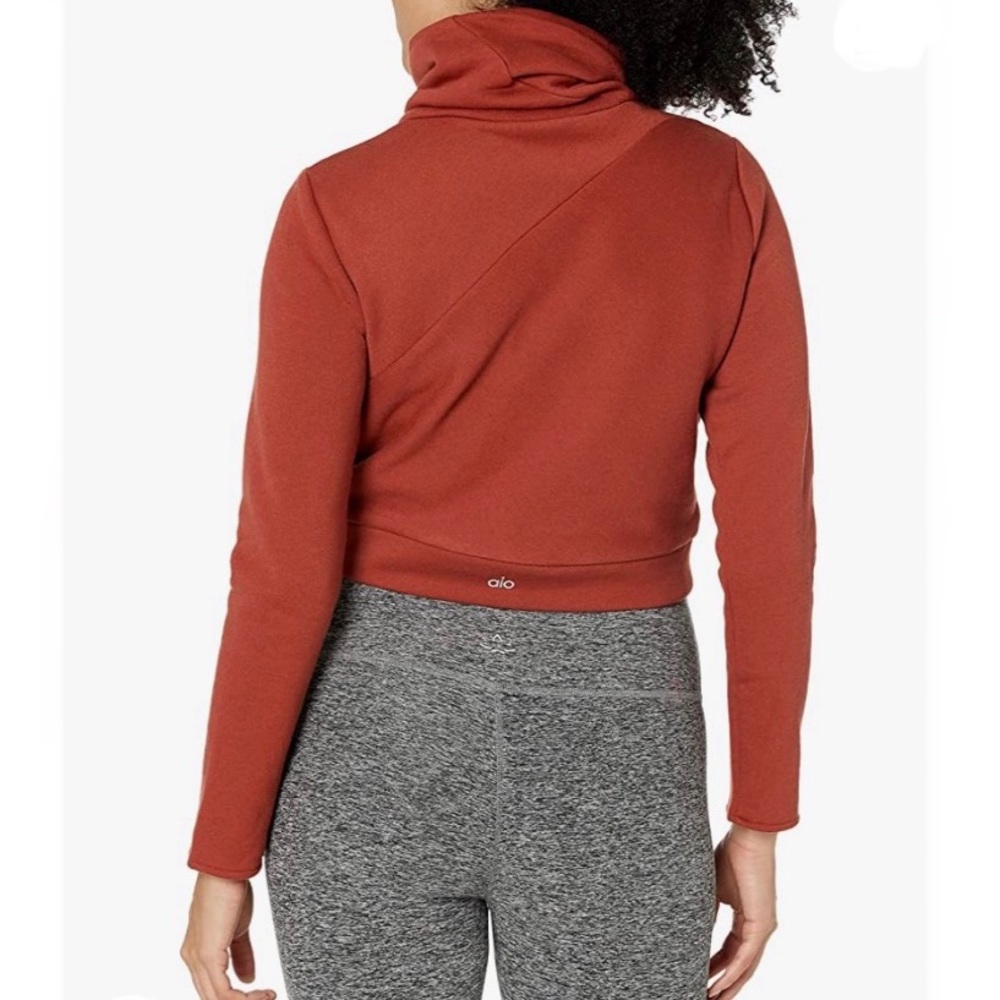 NWOT Alo Yoga Soleil Cropped Turtleneck - Picture 3 of 16